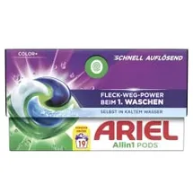 Ariel All-in-1 Pods Colorwaschmittel Caps 19 WL