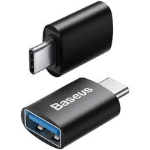 Baseus USB-C auf USB-A Adapter Schwarz