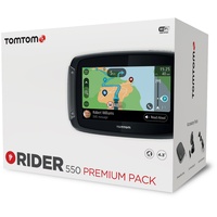 TomTom Rider 550 World Premium Navigationssystem, schwarz