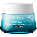 Vichy Mineral 89 100H Feuchtigkeits-Boost Creme reichhaltig ohne Duft