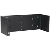 DSIT 4 HE 19 Montagerahmen für Wandbefestigungen ohne Schaniere - 180mm Tief - Schwarz