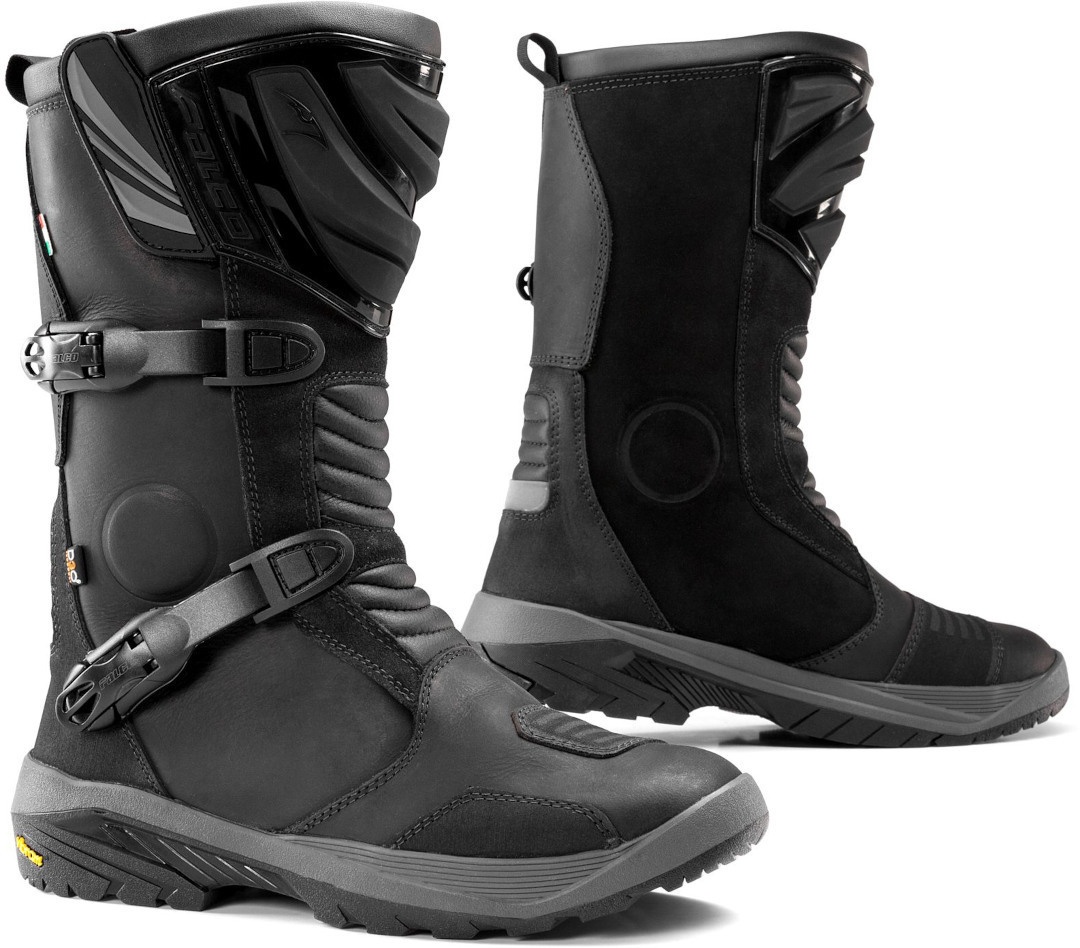 Falco Mixto 4 ADV Motorradstiefel, schwarz, Größe 42 für Männer