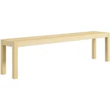 Homcom Sitzbank 3-Sitzer bis 330 kg Belastbar 175 x 33 x 45 cm