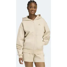 adidas Future Icons 3-Streifen Sweatjacke Damen KD7733 - crystal linen XS