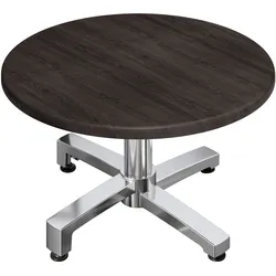 WBO | Jamaika Loungetisch | Ø:H 60 x 40 cm | Wenge / Aluminium