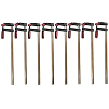 Vago-Tools 8x Profi Schraubzwinge 250x50 Zwinge Leimzwinge Klemmzwinge Temperguß