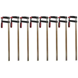 Vago-Tools 8x Profi Schraubzwinge 250x50 Zwinge Leimzwinge Klemmzwinge Temperguß