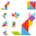 Tooky Toy Puzzle Tangram TY879