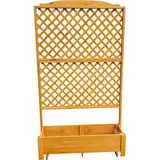 Promadino Rankkasten Romantica 120 x 38 cm Braun