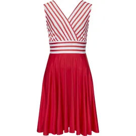 LASCANA Sommerkleid Gestreift Rot/Weiß 34
