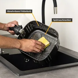 First Austria Heißluftfritteuse 5L silber