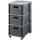 Rotho Country Rollcontainer 37,5 x 32,5 x 71,2 cm grau