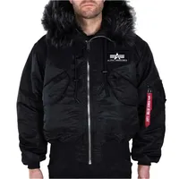 Alpha Industries 45/P Hooded Custom schwarz L