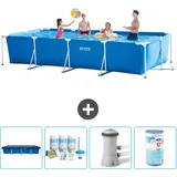 Rechteckiger Frame Pool - 450x220x84 Cm - 5-teilig  S40242