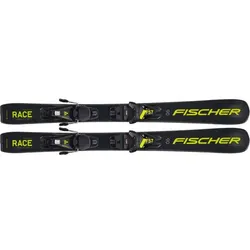 FISCHER Kinder Racing Ski RC4 RACE JR (130-150), Schwarz, 140