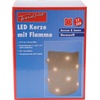 LED Kerze mit Flamme Ø 15 cm für Innen & Außen