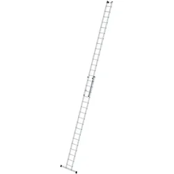 PROREGAL Sprossen-Schiebeleiter mit Standard-Traverse 2x17 Sprossen