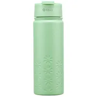 Fitvia Thermoflasche "Mint" 500ml Edelstahl, integriertes Teesieb, Wärme- und