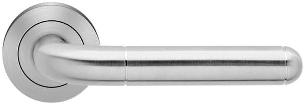 Karcher Türgriff-Garnitur Lignano ER35 Edelstahl matt Türklinke, Profilzylinder