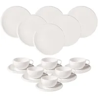 Villeroy & Boch NewMoon Kaffeeservice 18-tlg. weiß