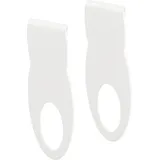 Befestigungsset "Walk In" für Kleiderstangen zur direkten Montage am Drahtgitter