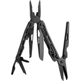 NexTool Black Knight 11 In 1 + Belt Pouch Multitool - Black - One Size