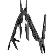 NexTool Black Knight 11 In 1 + Belt Pouch Multitool - Black - One Size