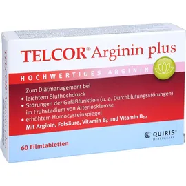 Quiris Healthcare GmbH & Co KG Telcor Arginin plus Filmtabletten 60 St.