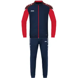 Jako Performance Trainingsanzug Polyester Kinder 909 marine/rot 164