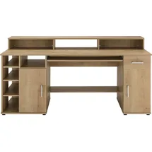 vogl möbelfabrik Schreibtisch »Timra mit Monitoraufsatz, Tastaturauszug & Towerfach,«, Breite 154 oder 178 cm, Made in Germany