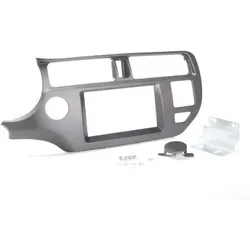  Radioblende KIA Rio ab 2011 2DIN schwarz Installer Kit 