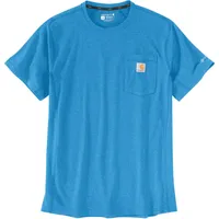 CARHARTT Force Pocket Kurzarm-t-shirt - Engineer Blue Heather -