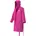 Unisex Microfiber Robe Mantel pink Shocking Pink-white L
