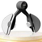 Oberschenkeltrainer Beckenbodentrainer für Frauen und Männer, Hüft- und Beckenbodenmuskeltrainer, Beintrainer für Zuhause Beine Trainingsgerät Beckenbodentraining, Beckenboden Trainer Damen (Schwarz)