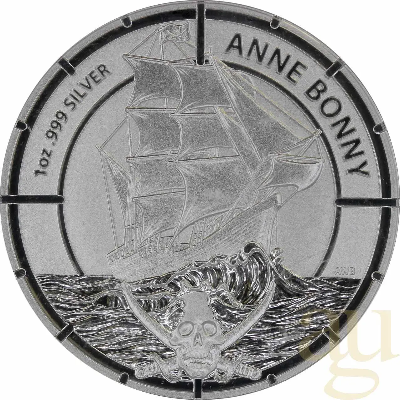 1 Unze Silbermünze Solomon Island Anne Bonny 2021