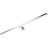 Kalb Material Für Möbel kalb 80cm LED Badleuchte Badlampe Spiegellampe Spiegelleuchte 230V warmweiß, verchromt