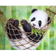 Pracht Creatives Hobby Diamond Painting Set Panda 35 x 25 cm