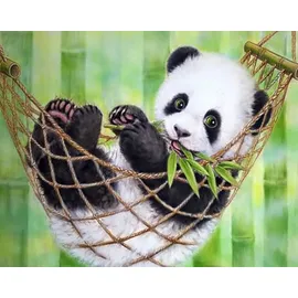 Pracht Creatives Hobby Diamond Painting Set Panda 35 x 25 cm