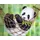 Pracht Creatives Hobby Diamond Painting Set Panda 35 x 25 cm