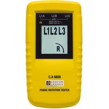 CHAUVIN ARNOUX C.A 6608 Drehfeldmessgerät CAT III 600 V LCD