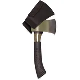 Mil-Tec Axt Vollstahlaxt mit Kopftasche