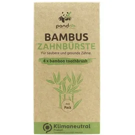 pandoo Bambuszahnbürste 4 St.