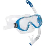 Cressi Ondina Vip Junior-schnorchelset - Clear / Blue (Ondina + Top) - One Size