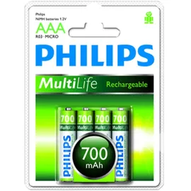Philips HR03 Micro (AAA)-Akku NiMH 700 mAh 4 St.