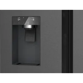 Bosch KFI96AXEA Serie 6 French Door (574 l, 1830 mm hoch, Schwarz)