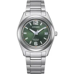 Citizen Super Titanium Eco-Drive FE6151-82X - grün,titanweiß - 34mm