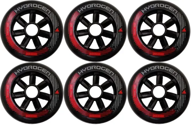 ROLLERBLADE HYDROGEN 110MM/85A 6er Pack Rollenset 2026 black