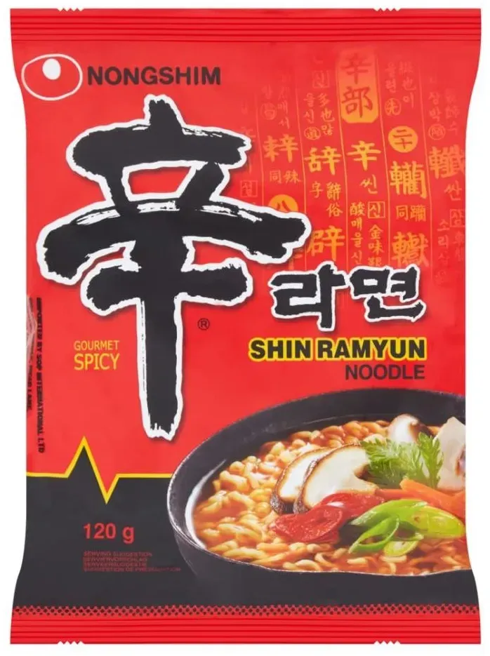 NONGSHIM - Instant Nudelsuppe Shim Shin Ramyun - Multipack (20 X 120 GR) 2.4kg