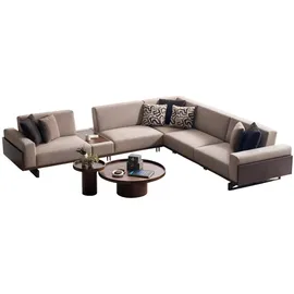JVmoebel Eckcouch L-förmig Beige