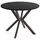 WFL GROUP Valio Ø 90 cm ausziehbar 130 cm schwarz